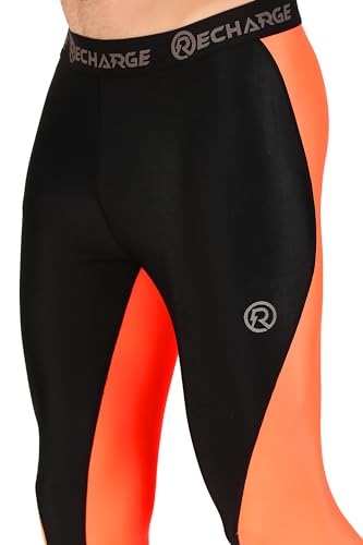 Image of ReDesign Apparels Recharge Men Polyester Sports Compression Pant /Legging /Full Tights