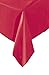 Produktbild Ruby Red Solid Rectangular Plastic Table Cover, 54"x108"