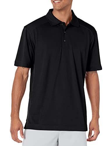 dDdDdDd　TECH DRY POLY SHIRTS Black sfc Cutter & Buck Men's Cb Drytec Genre Polo Shirt, Black, XXX-large