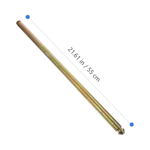 Eje Sólido de Acero para Rueda de Bote de Basura Macizo y Resistente a la Oxidación 2