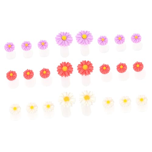 AUTSUPPL for Pedicure 24pcs Silicone Toe Separators Toe Separaters Toe Separators for Bunions Nail Art Toe Separator Set