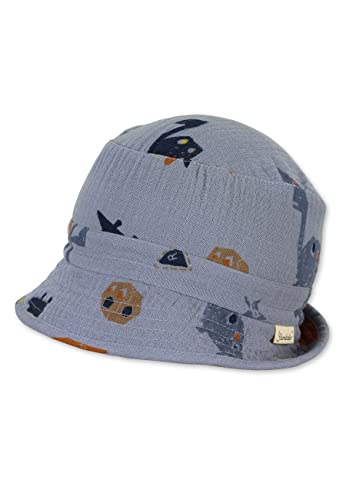 Sterntaler Unisex Kinder Fischerhut Dinosaurier Kinderhut, Hellblau, 51 EU