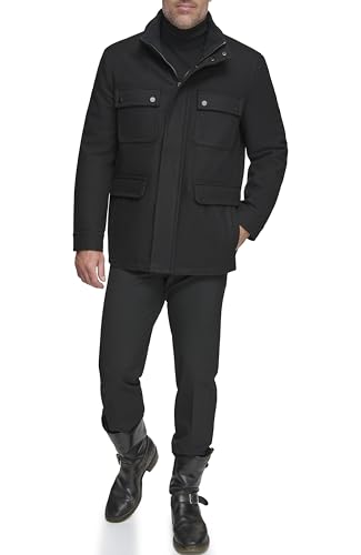 Image of Andrew Marc Men's Andrew Marc Men's Wool Coat - Mid and Full Length