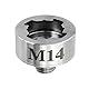 Kaelah X-LOCK-Adapter auf M14-Gewinde, X-Lock Adapter M14 Tools für Diamantbohrer, Sägeblatt, Schneidmesser, Winkelschleifer, Trennscheiben-Adapter