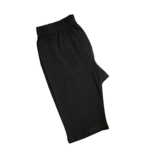 Image of Stretchable Cycling Shorts for Women (Shorties /Underskirt Shorts Shorties for Active wear /Exercise /Workout /Yoga /Gym /Cycle /Running Black