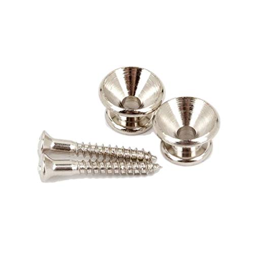 Fender Electric Guitar Part Stratocaster Jack Ferrule - Chrome & Pure Vintage Strap Button #TOP4