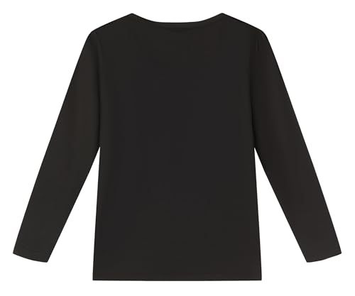 Girls' Long Sleeve Halloween T-Shirt, Christmas Graphic T-Shirt 4-13 Years2