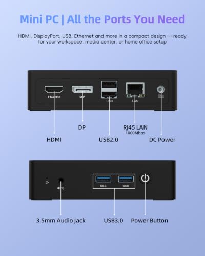 Image of Mini PC, Intel Core i3-8109U (up to 3.6GHz), 12GB RAM 512GB SSD