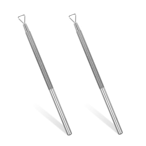 Image of Styquenzer 2 PCS Lottery Ticket Scratcher Tool Scratch off Tool Lottery Ticket Holders Metal Scratcher Tool Ticket Scratcher Tool Scratch off the Hard to Remove Pin Numbers on Present Cards
