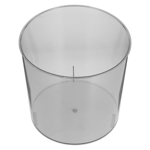 Caneca de basura pequeña gris de plástico para hogar y oficina