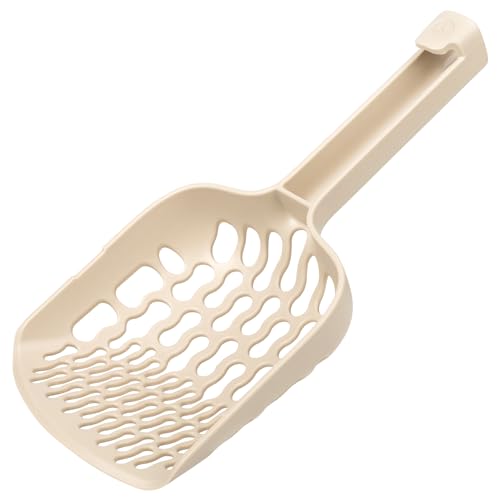 Lady N - Infinity Cat Litter Scoop: Easy Sifting with 8-Shaped Hole Design for Tofu Cat Litter and Clay Litter, Durable ABS Plastic Litter Scoop