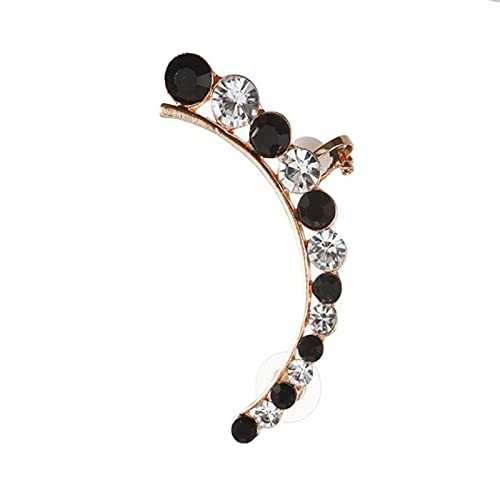 SPACELQ Bohemia delcristalino grandede la lunaClipdel oídoen los pendientesmanguitode una piezaexageradapendientepuñospara Las mujerespendientes de lajoyeríagóticapunky Cover