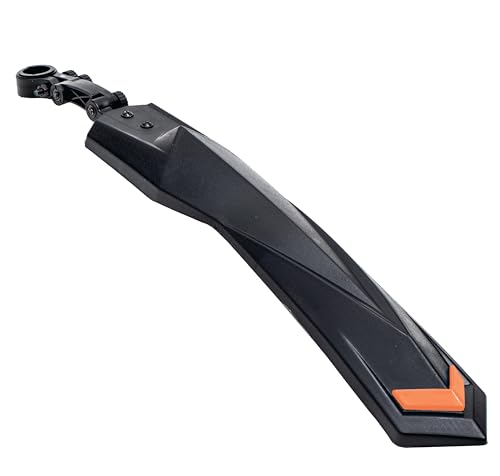 Image of Dark Horse Bicycle MX2 Fender Set, Suitable for 24 inch & 26 inch Inch Cycle, V-Brake Model, MTB & ATB Cycles, Durable Clamp Fitting New Mudguard for Cycles (Orange)