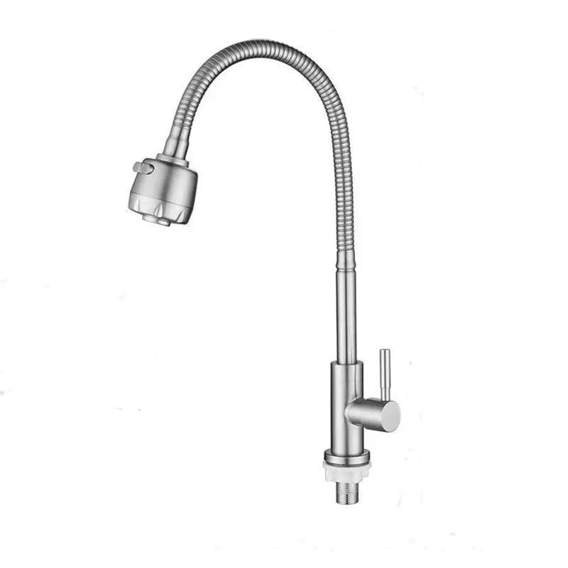 Robinet d'eau froide pour lavabos de cuisine et salle de bain