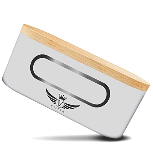 VALELA Brotkasten - Brotbox aus Metall - Bread Bin ideal zum Brot...