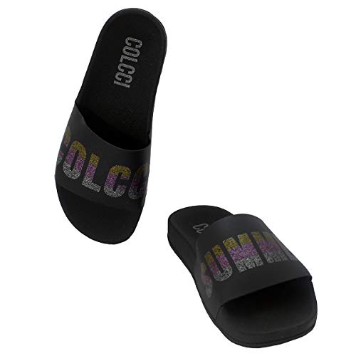 Chinelo Slide Colcci Bianca - Preto - 37-8