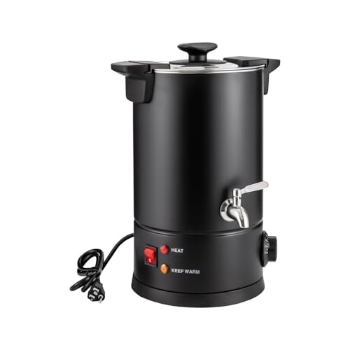 sertheha Commercial Coffee Urn, Stainless Steel Coffee Maker with Dripless Faucet, Stainless Steel Percolate Coffee Pot Hot Drink Dispenser for Catering Home Party Office Wedding