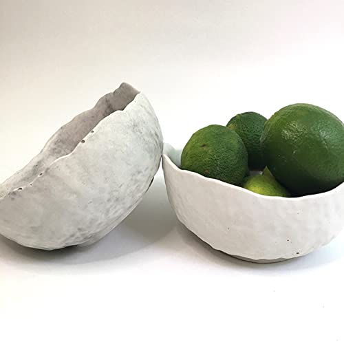 Irregular Round Flower Pot Silicone Mold Bowl Succulent Planter Vase Cactus Concrete Mold Candle Pen Holder Mold Epoxy Resin Plaster Cement Clay Mould #TOP6