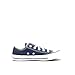 Converse Chuck Taylor All Star Canvas Low Top Sneaker, Navy ,12 mens_us/14 womens_us
