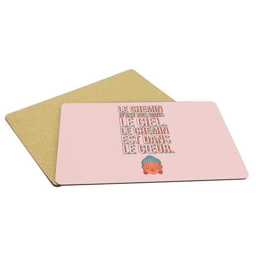 Set de table rose liège antidérapant pour protéger la table avec style - 5