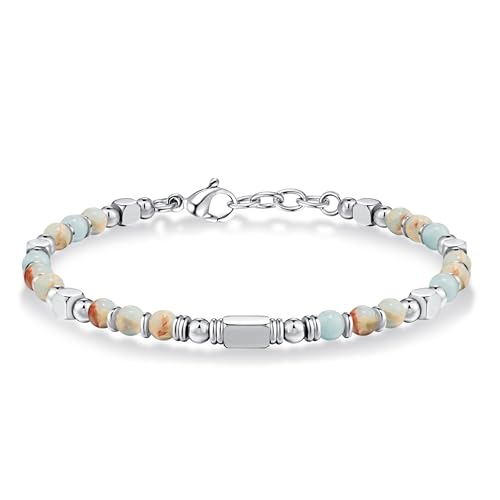 Bracelets for Women, Beaded Bracelets, Silver Bracelets for Women & Gold Bracelets for Women, Boho Bracelets, Trendy of Christmas The Best Women’s Birthday Gifts, Size 7 Inches + 1 Inch Adjustable