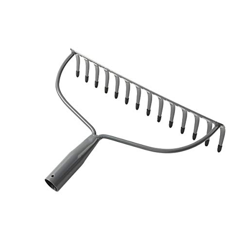HOME RIGHT 5FT Bow Rake，60 inches L Handle x 13.5 inches W Head Metal Bow Rake with Heavy Duty Construction for Gardening, Land Management, Yard Work, Farming and Outdoor - Thumbnail 5
