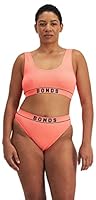 Bonds Women's Retro Rib Scoop Crop, Sunset Sabi,10
