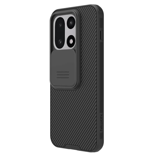 Image of Nillkin Case for OnePlus 15 One Plus 15 (1+15) (6.82 inch Inch) CamShield Pro Slider Camera Close & Open Double Layered Protection TPU + PC Black Color