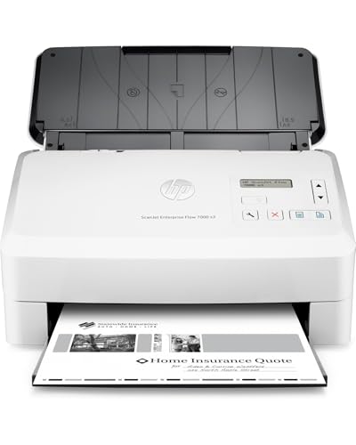 HP ScanJet Enterprise Flow 7000 s3 Sheet-Fed Document Scanner, 75...