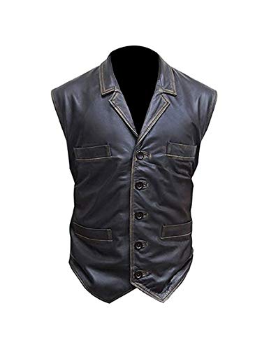 Cullen Bohannan Hell on Wheels Distressed Brown Leather Vest