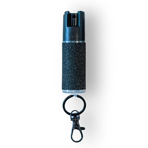 Safely Pepper Spray for Women – Keychain Self-Defense Spray, Max Strength Formula with Marking Dye, Safety Lock, Portable & Long Lasting with Glow Variant