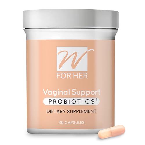 WforHer Vaginal Support Probiotics for Women -Feminine Care - Support Healthy Vaginal Flora and pH Balance - Clinically Tested – 30 Capsules (Pack of 1)