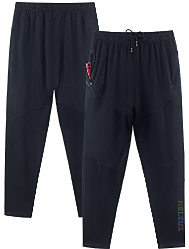 Image of NELEUS Men's Athletic Sweatpants Jogger Ankle Tapered Pants
