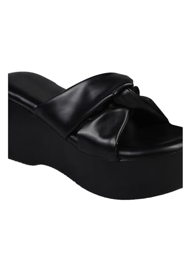Image of TRYME Casual and Classy Light Weight Comfortable & Trendy Party Platform Heel Sandals for Girls & Women