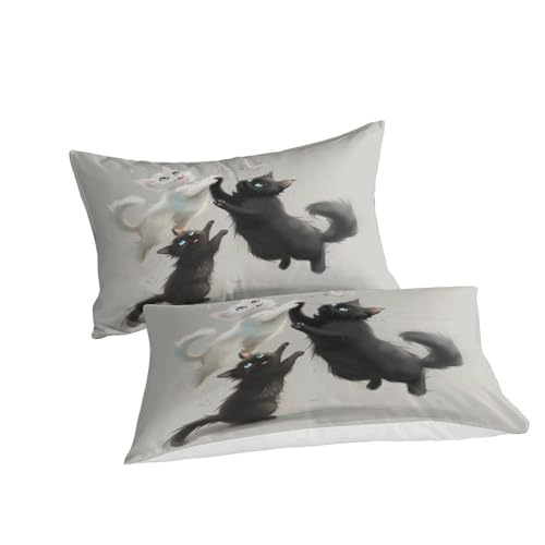 Housse de couette Ragdoll en microfibre douce facile d'entretien - 3