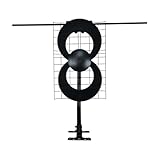 Antennas Direct ClearStream 2V Indoor Outdoor TV Antenna UHF VHF Multi-Directional, 60+ Mile Range, 4K 8K UHD, NEXTGEN TV – w/Reflector, 20-inch Mast