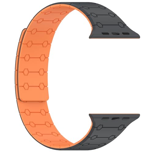 Image of Velour Silicone Watch Strap Compatible with Apple Watch 41mm, 40mm & 38mm, for iWatch Series SE, SE2,10 9, 8, 7, 6, 5, 4, 3 -Sport Loop for Men & Women(Watch Not Included)