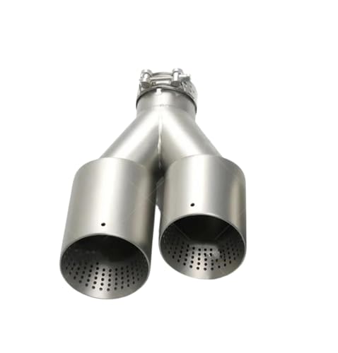 Gorge arrière pour GTI MK7 et double sortie échappement inox mat durable