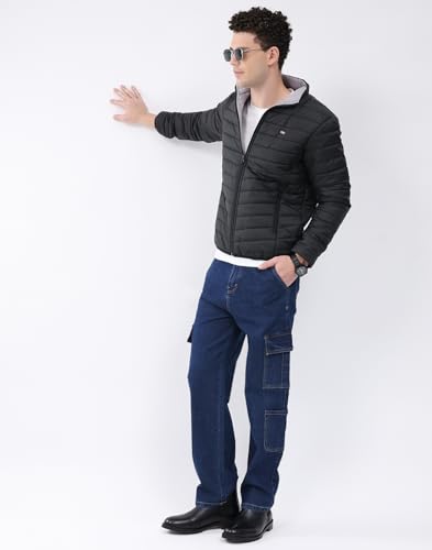 Image of Monte Carlo Mens Regular Fit Full Sleeve Solid Collar Winter Jacket (Pack Of 1)