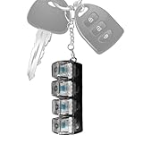 Diseño de llavero portátil: el diseño y compacto permite una fácil fijación a mochilas, carteras, llaves o escritorios, brindando una solución conveniente y móvil para viajes, escuela o entornos de trabajo.