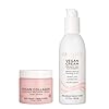 Pacifica Beauty Vegan Collagen Overnight Recovery Cream & Vegan Cream Creamy Gel Cleanser Set, Skincare, Face Wash, Moisturizer, Hyaluronic Acid, For Aging, Dry Skin, 1.7 oz and 4.7 oz (Set of 2)