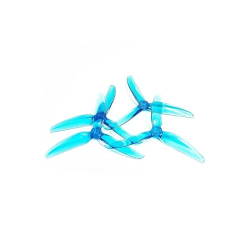 Hélice 5043X3 renforcée 3 pales 5 pouces pour arbre de 5mm bleu