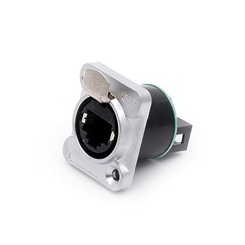 Prise Ethernet 8P8C RJ45 droite assurant un signal stable pour intégration de châssis réseau