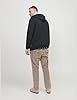 JACK & JONES Men's Jjebradley Sweat Zip Hood Noos Pls Sweatshirt Jacket, black, 3XL #2