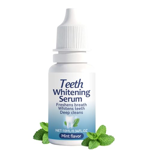 Gel Blanchissant Dentaire | Liquide Rafraîchissant L'- Gel de Soin Dentaire à Action Rapide 10ml | Pour Adultes Hommes Femmes Famille Maison Matin Quotidien Mariage Fête