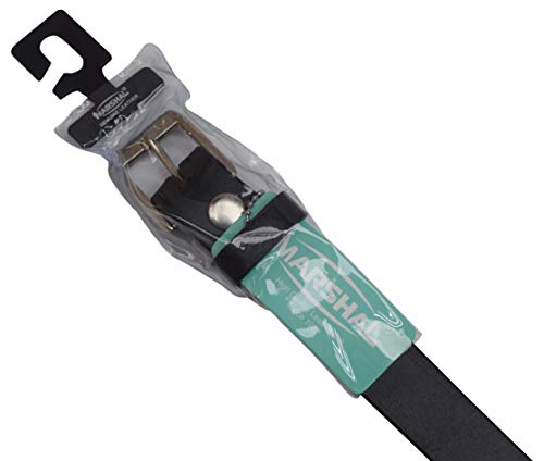 Men's Genuine Full Grain Leather Black Casual Dress Belt with Removable Buckle3