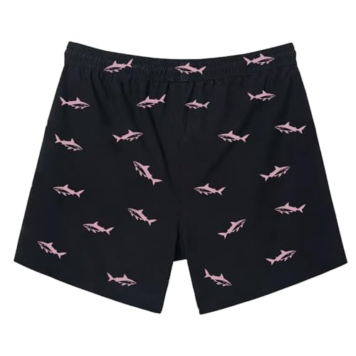 Men's Swim Trunks with Compression Liner 5" Quick-Dry Beach Shorts Anti-Chafing Board Shorts with Zipper Pockets2