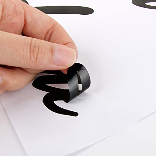 2 Sets of Wall Art Stickers PVC Decal - The Kitchen Is The Heart of The Home + Coffee Cups - Restaurant Kitchen Wall Decoration Accessories (Black)