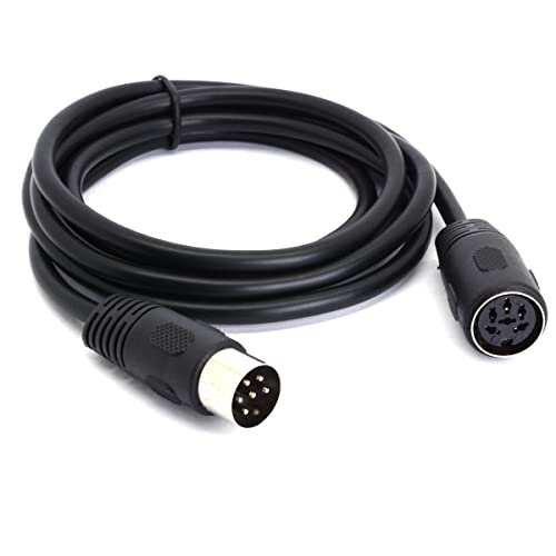 Cable DIN de 6 pines macho a hembra de 1,5m para audio digital