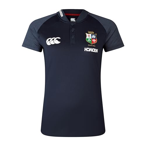 Canterbury Women's British & Irish Lions Polo Shirt, Dark Sapphire, 10